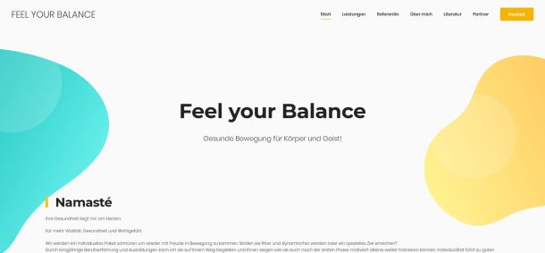 Feel your Balance - Sabine Happach